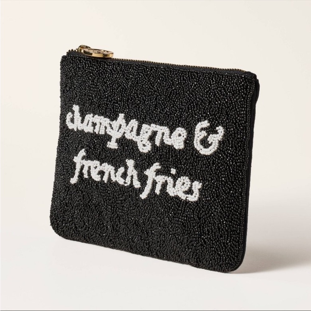 Kate spade x target beaded clutch and French fry necklace, NWT - Picture 3 of 7